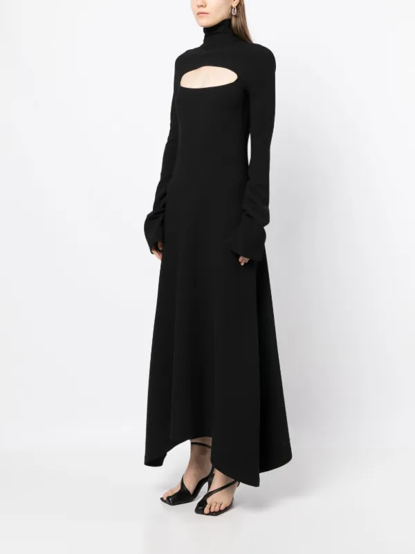 cut-out high-neck dress | Farfetch Global