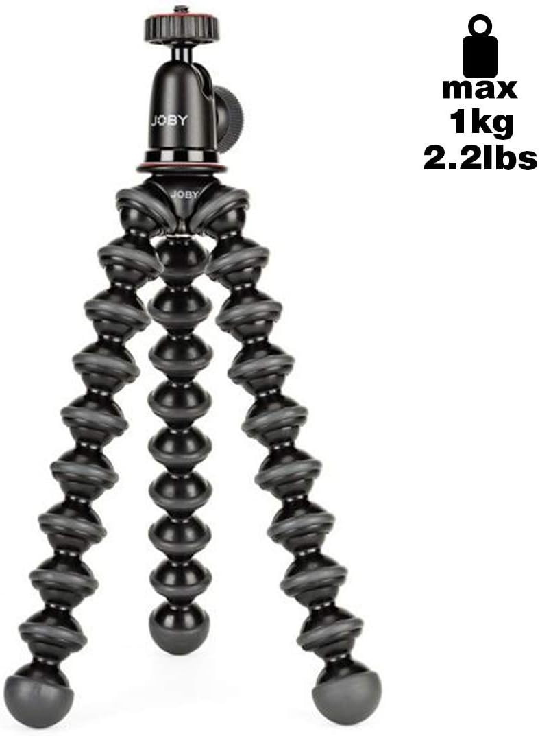 Joby JB01503 GorillaPod 1K Kit. Compact Tripod 1K Stand and Ballhead 1K for Compact Mirrorless Ca... | Amazon (US)