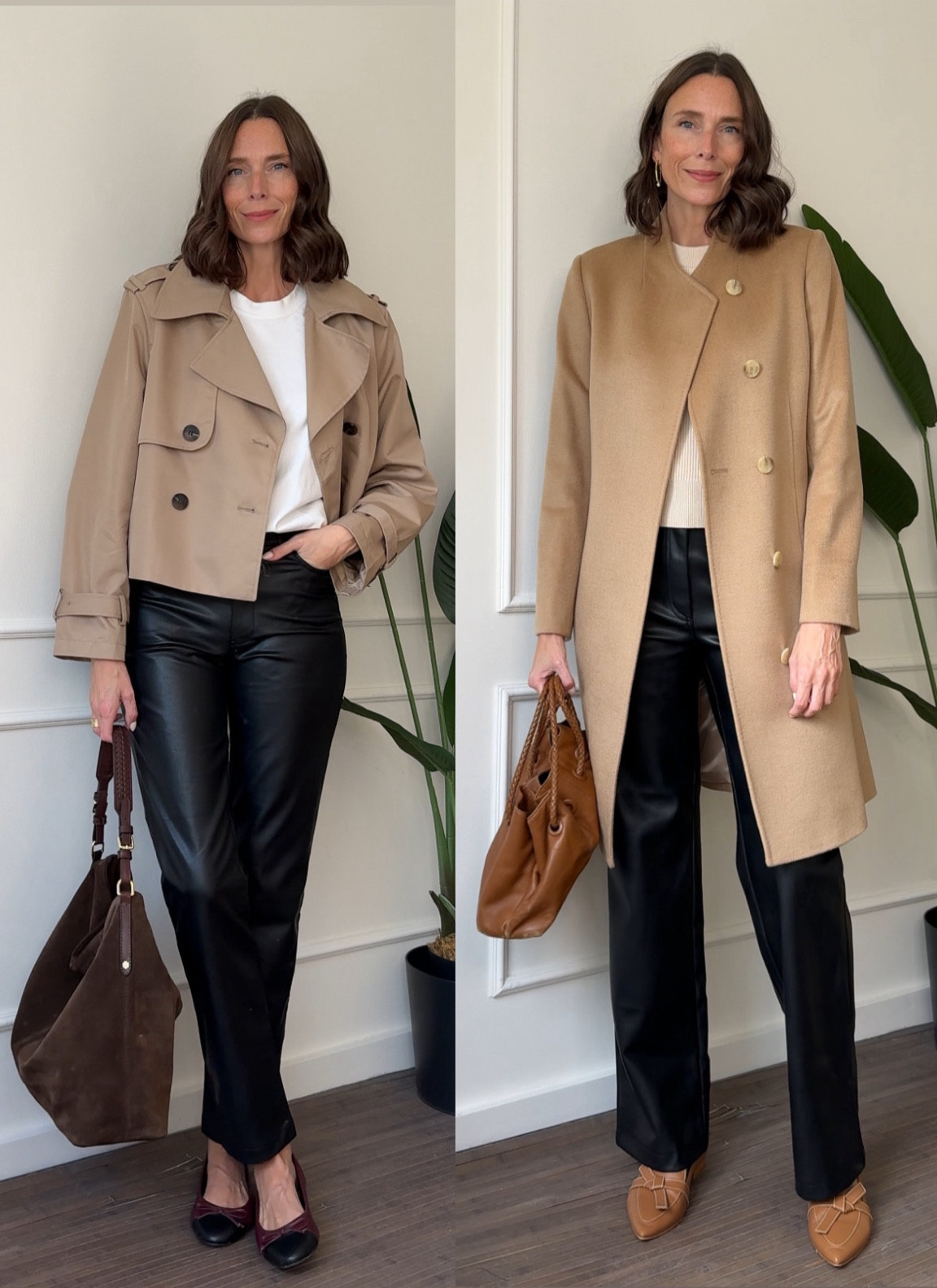 Two pairs of black faux leather trousers. I love to wear leather trousers in autumn and winter. They’re a staple in my wardrobe and really easy to style if you just consider them as a pair of jeans!

#LTKStyleTip #LTKFindsUnder50 #LTKSeasonal