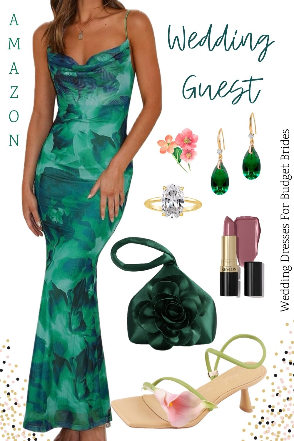 Destination beach wedding guest outfit, all on Amazon. 

Special occasion dress, prom dress, long wedding guest dress, formal dress, green full length dress, travel ring.

#LTKWedding #LTKSeasonal #LTKBeauty