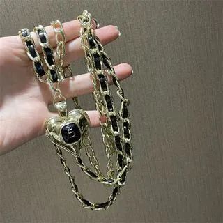 Heart Chain Belt Gold - One Size | YesStyle Global