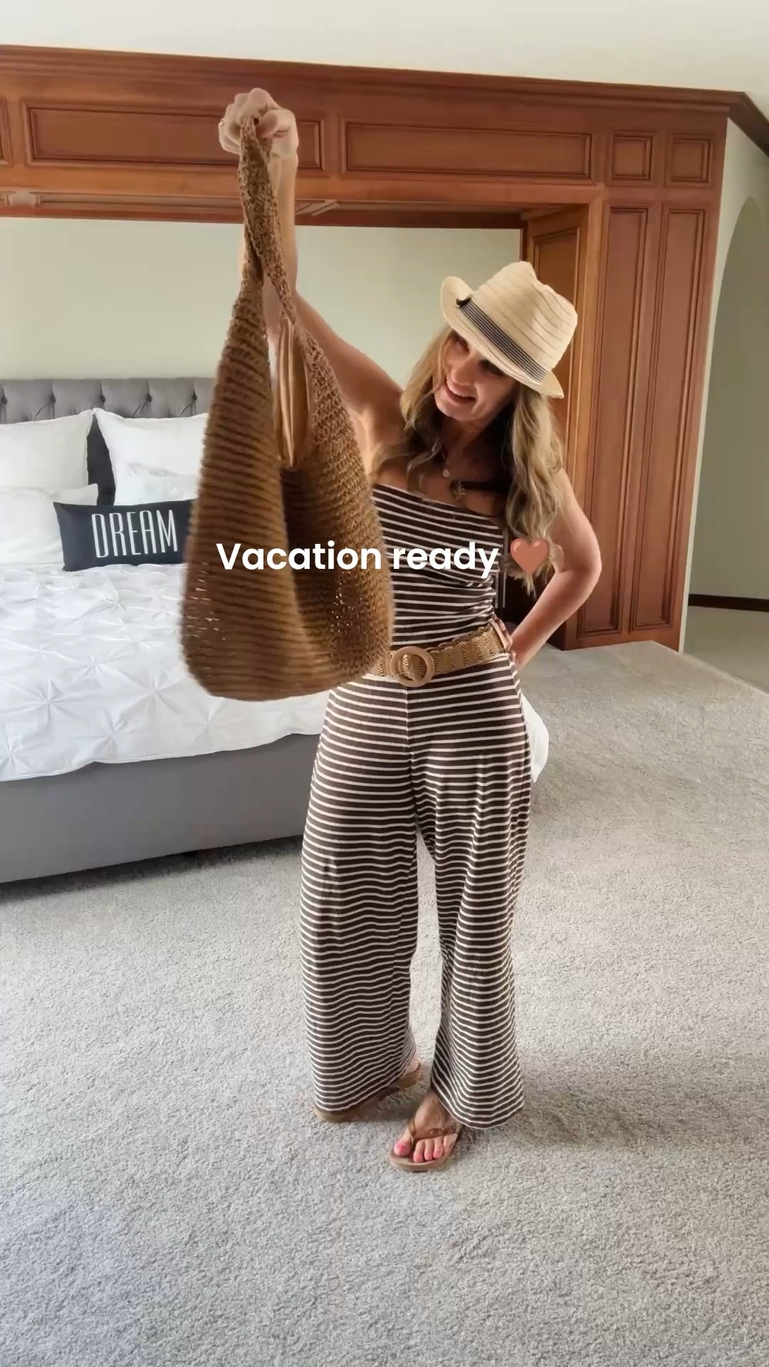 Easy summer outfit built around a favorite Free People set 🤎 Lightweight, 100% cotton, and perfect for travel or warm days. Styled with neutral accessories I wear on repeat.

#LTKootd #LTKTravel #LTKOver40