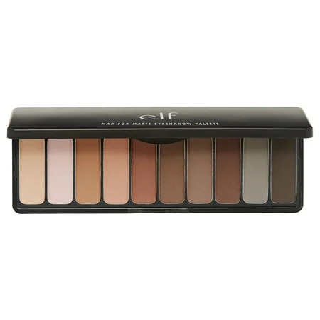 e.l.f. Mad for Matte 10pc Eyeshadow Palette Nude Mood | Walmart (US)