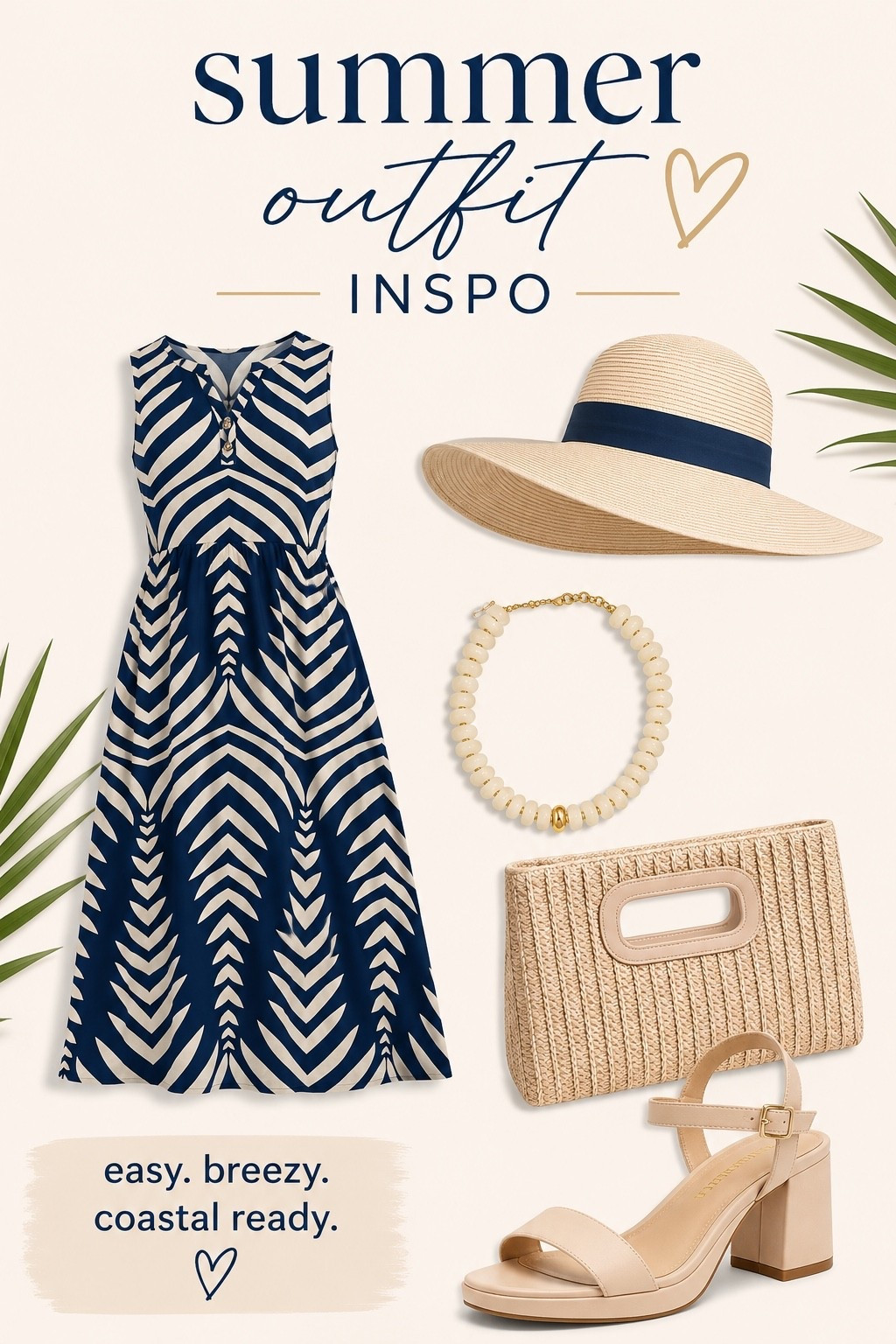 Easy, breezy, and coastal ready 🌊🤍 This blue and white summer outfit is giving vacation dinner, beach town strolls, and effortless summer style all in one look. I paired this printed midi dress with neutral heels, a woven clutch, and simple accessories for the perfect elevated summer outfit idea.

Everything is linked in my LTK! ✨
#LTKStyle #SummerOutfit #CoastalStyle #VacationOutfit #SummerFashion #BeachStyle #MidiDress #ResortWear #NeutralStyle #SummerLooks
