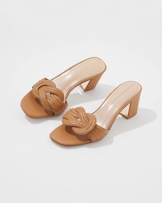 Interlock Leather Sandal | White House Black Market | White House Black Market