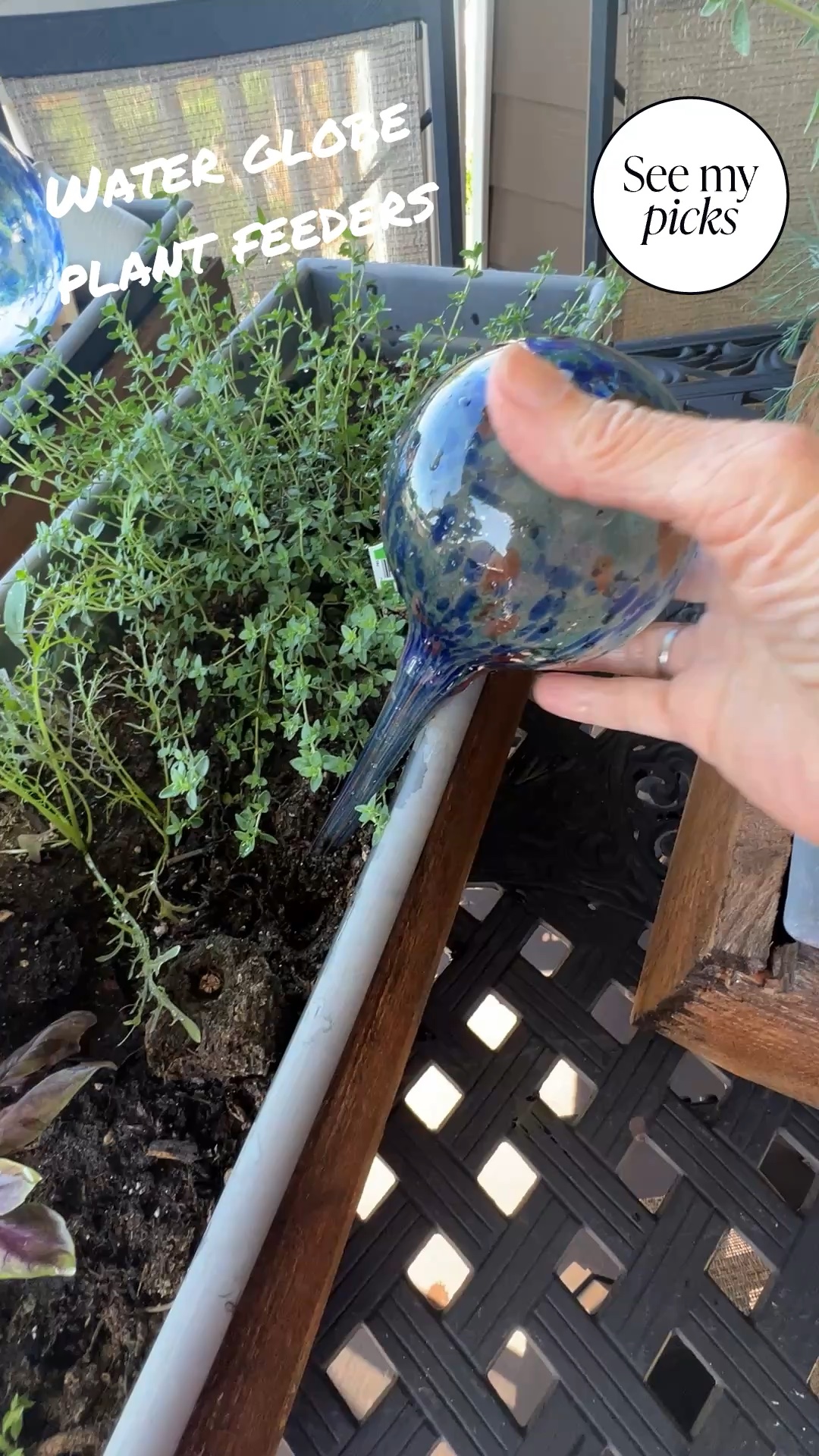 These are perfect for watering plants 🌱  and herbs while you’re away, or if you simply don’t want to attend to them on a regular basis. Just fill them up with water, place them in the dirt and they will self water your plants. I’ve had these for my herbs & plants for several years now and they have never failed me yet. ￼🙂

#LTKHome #LTKTravel