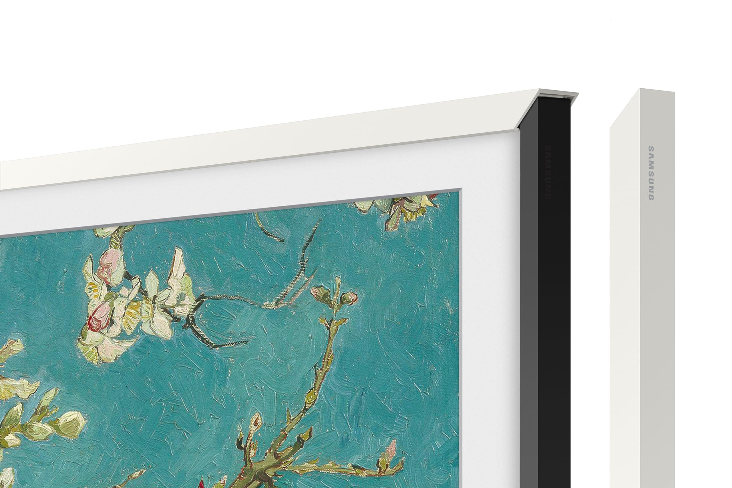 SAMSUNG 55-inch The Frame Customizable Bezel Modern White (VG-SCFA55WTBZA, 2021 Model) | Amazon (US)