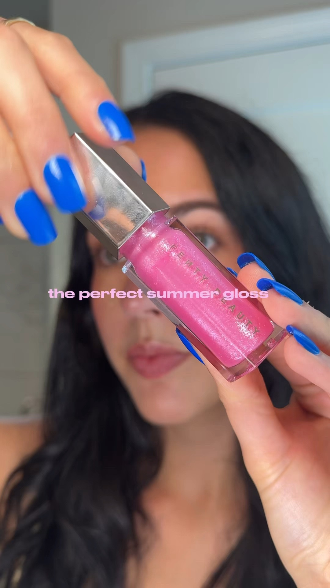 the most gorgeous pink gloss for summer by fenty beauty 💋💄 #summerlipcombo #lipcombo #pinklipgloss #fentybeauty
