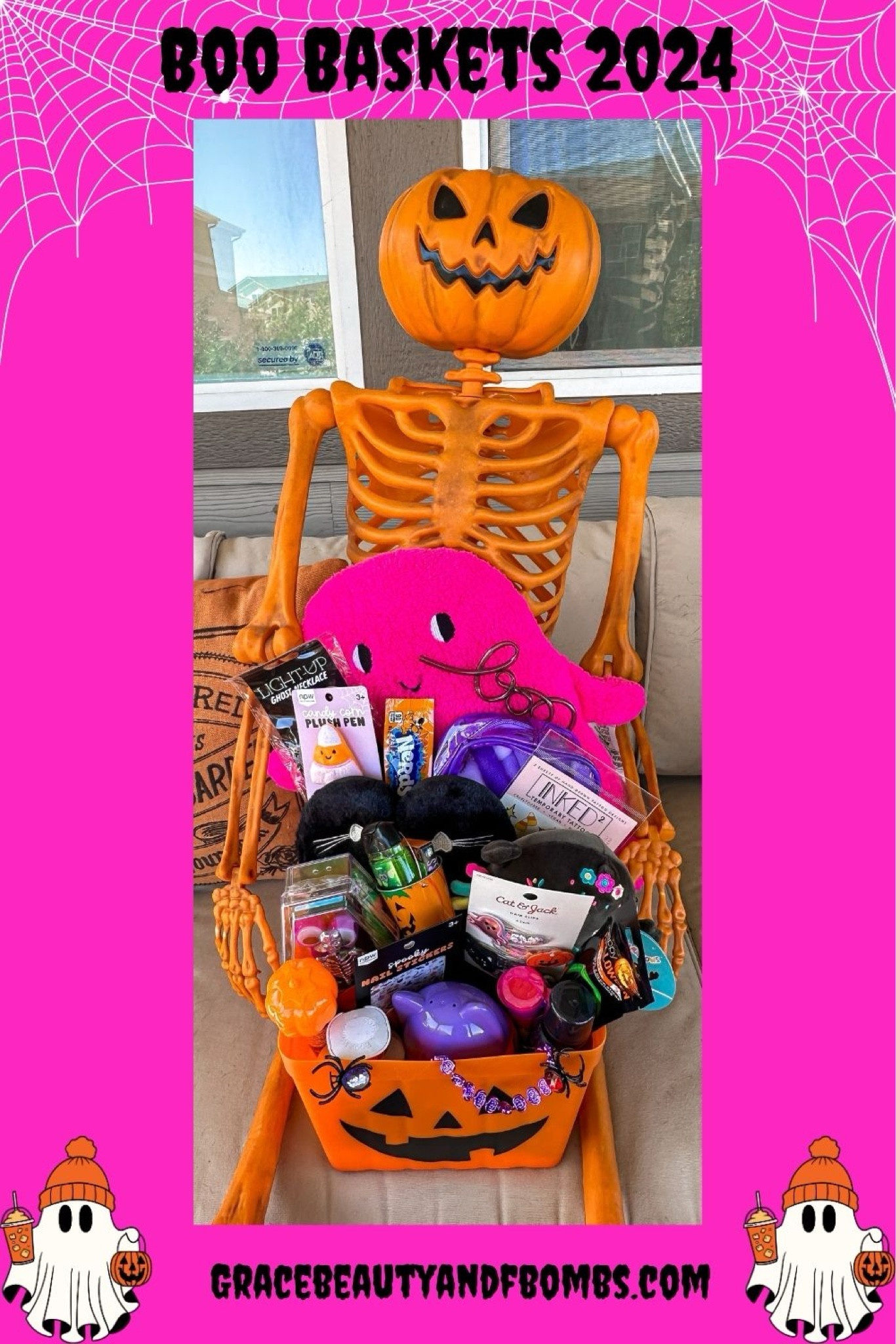 How I arranged, and where I purchased items for boo baskets for my kids! 
#boobaskets #boobasketideas #halloween #coseorange #halloween2024 #spookybaskets #boobasketsforneighbors #boobasketsforkids 

#LTKFamily #LTKHalloween #LTKSeasonal
