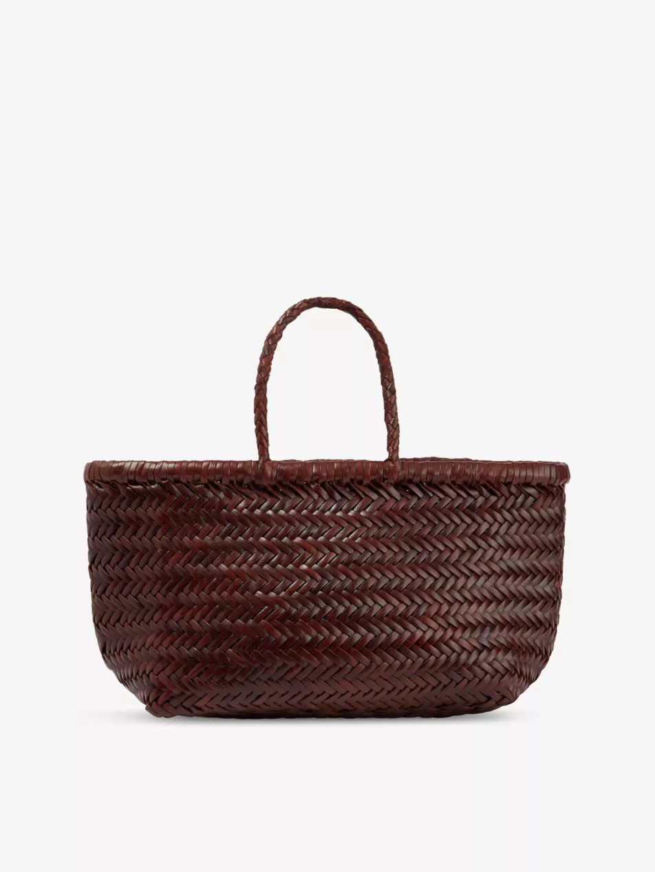 Bamboo Triple Jump small leather tote bag | Selfridges