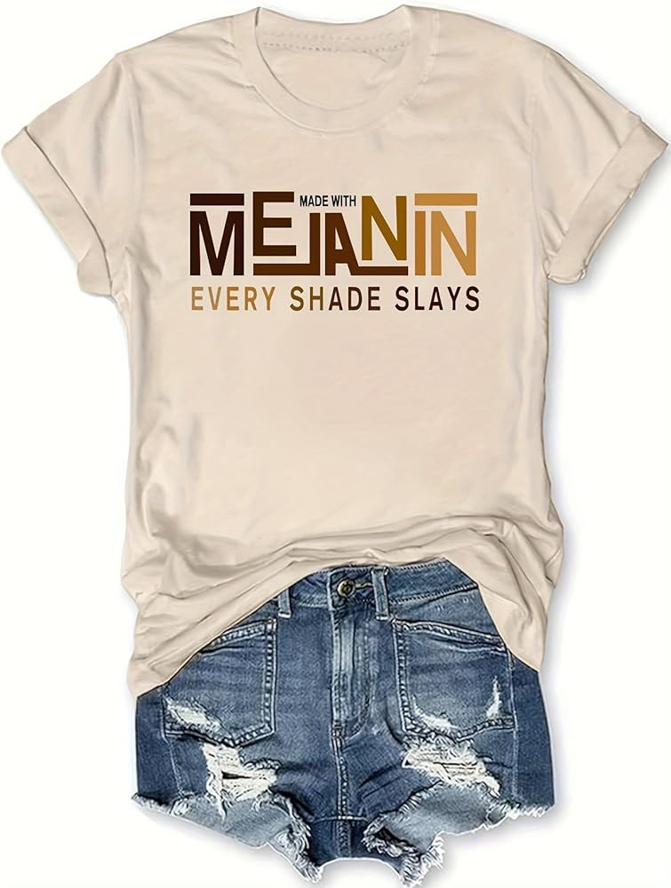 Black History Shirts Awareness Shirts Plus Size Tops for Women Afro American Natural Hair Vintage... | Amazon (US)