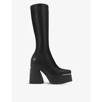 Impact knee-length platform boots | Selfridges
