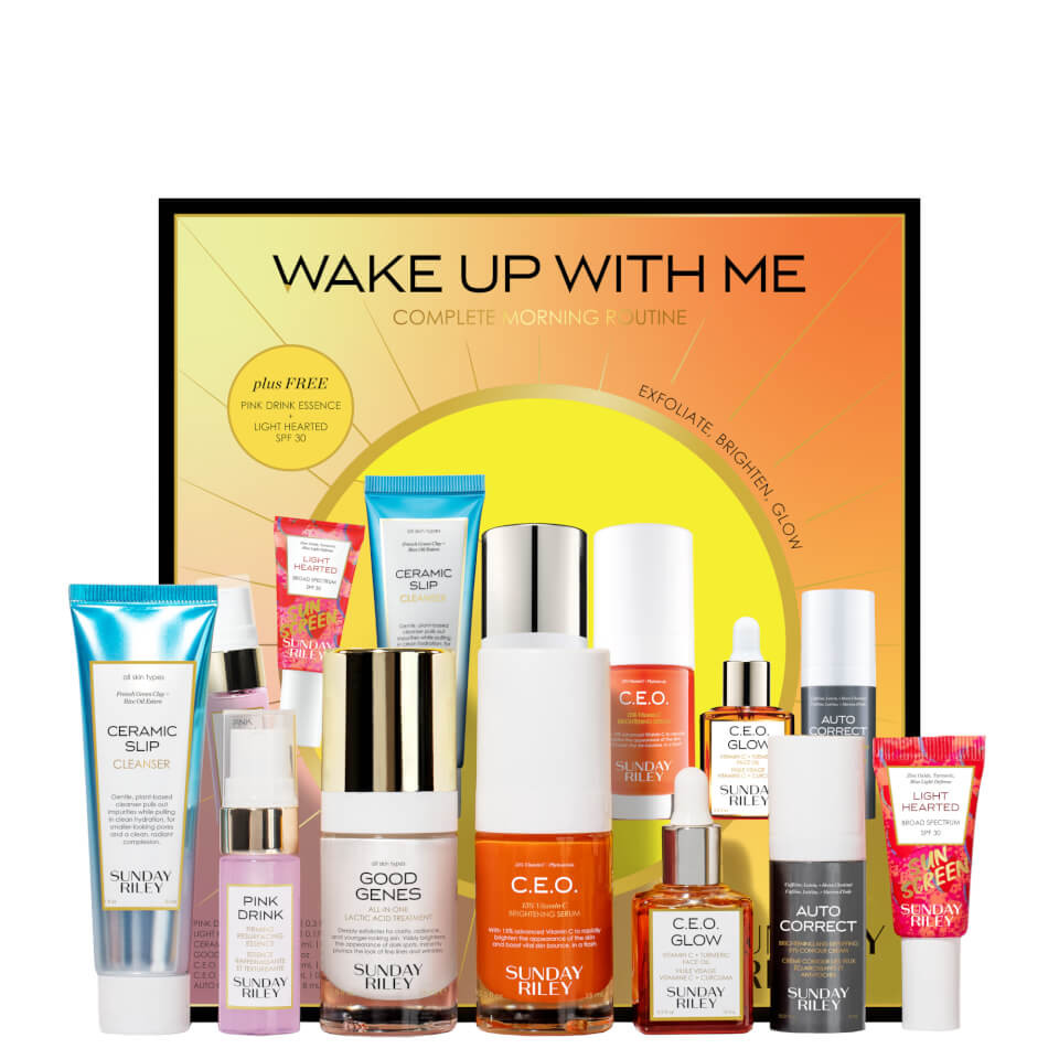Sunday Riley Wake Up With Me Complete Morning Brightening Routine | Dermstore (US)