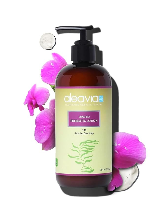 Aleavia Orchid Prebiotic Body Lotion – Lightly Scented, All-Natural Moisturizing Body Lotion wi... | Amazon (US)