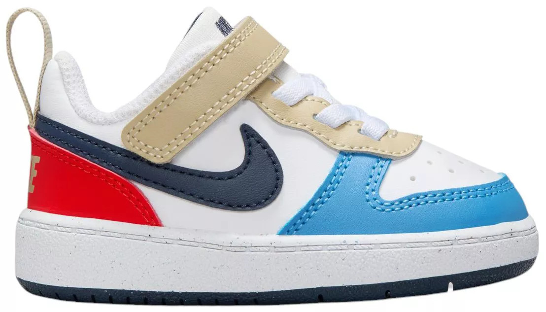 Nike Toddler Court Borough Low Recraft Shoes, Boys', Size 4, White/Blue/Red | DICK'S Sporting Goods