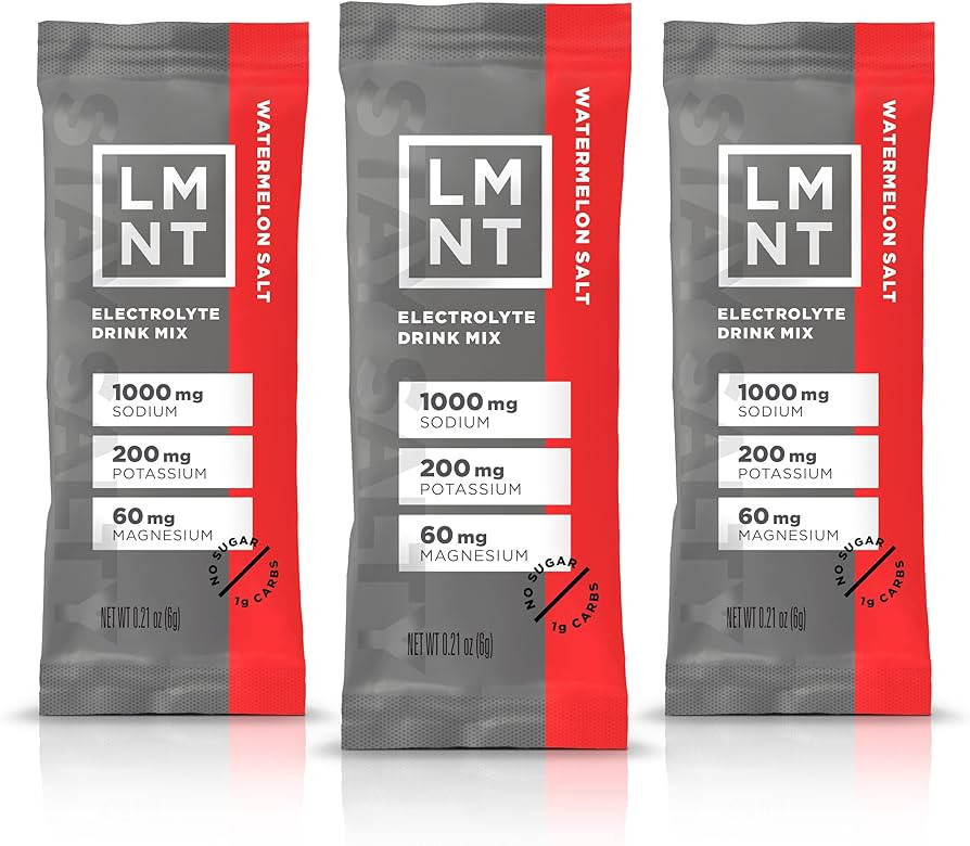 LMNT Zero-Sugar Electrolytes - Watermelon Salt - Hydration Powder Packets | Keto & Paleo Friendly... | Amazon (US)