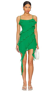 Lovers and Friends Marisol Mini Dress in Kelly Green from Revolve.com | Revolve Clothing (Global)