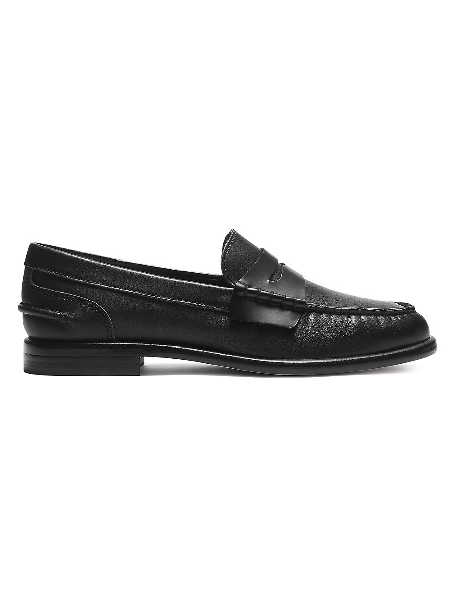 Women's Carter Leather Loafers - Black - Size 7.5 | Saks Fifth Avenue