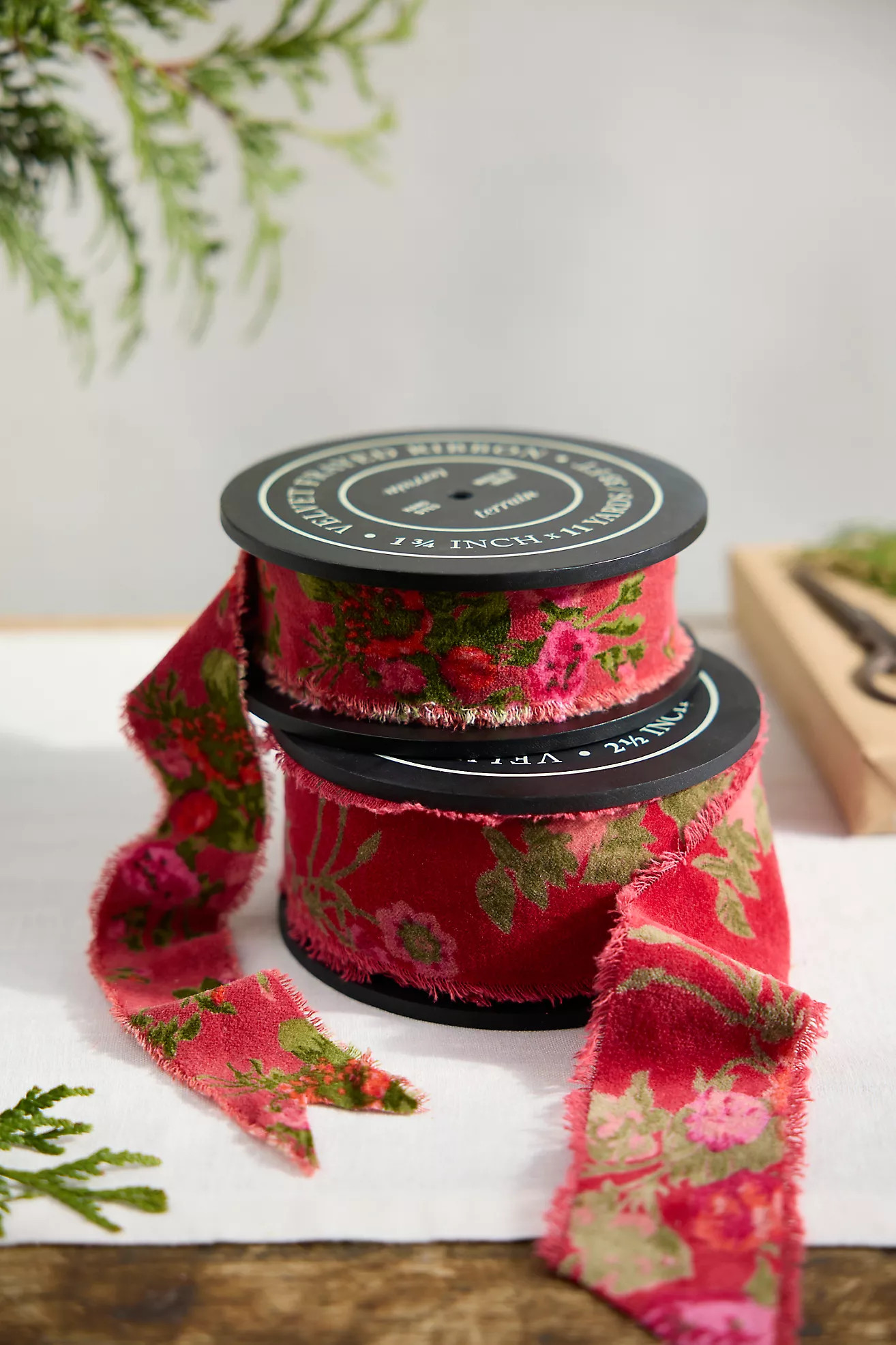 Floral Velvet Ribbon | Anthropologie (US)