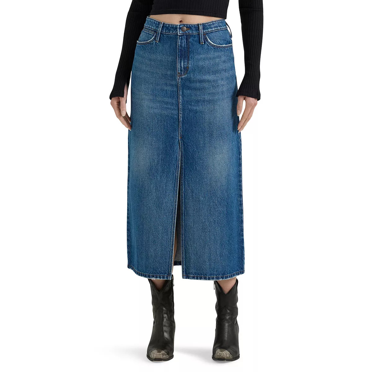 Women's Wrangler Denim Maxi Skirt | Kohl's