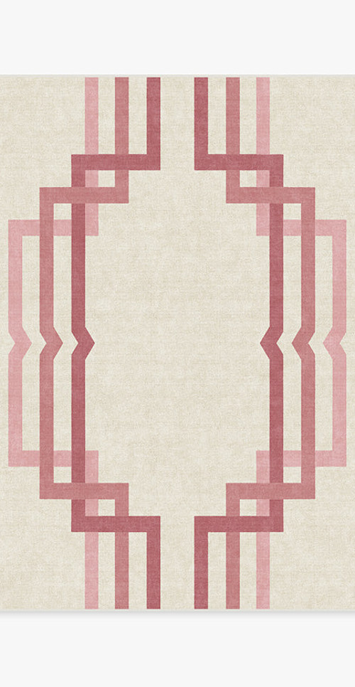 Barbie™ Dreamworld Ivory & Pink Premium Rug | Ruggable
