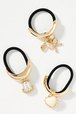 Charm Cuff Hair Ties, Set of 3 | Anthropologie (US)