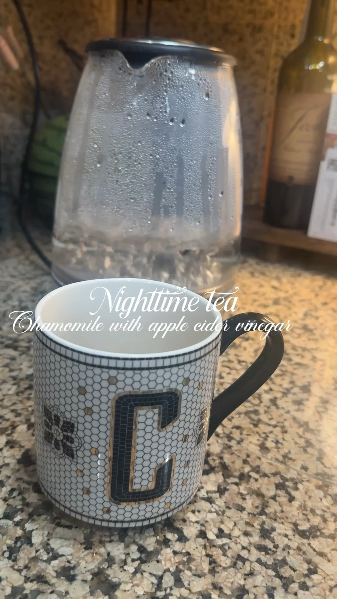 Putting my Christmas gift to good use 😌 🫖. 

#LTKselfcare #LTKHoliday #LTKGiftGuide