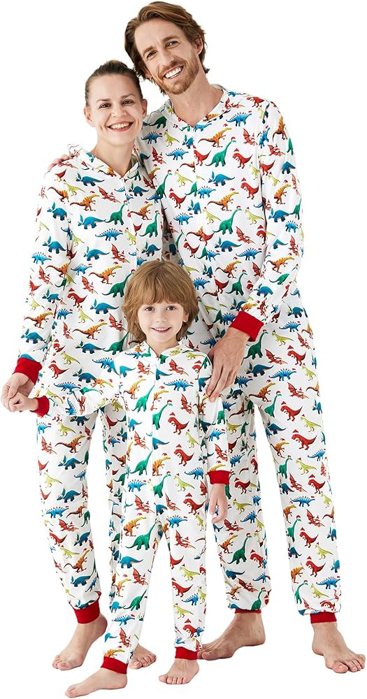PATPAT Christmas Pajamas For Family Allover Printed Christmas Tree Reindeer Polar Bear Long-sleev... | Amazon (US)