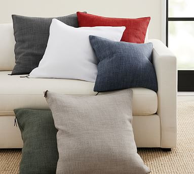 Belgian Linen Pillow Covers Made with Libeco™ Linen | Pottery Barn (US)