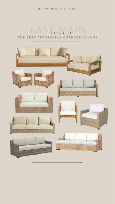 collected // the best affordable outdoor lounge furniture 

outdoor furniture
mcgee dupe 
amber interiors dupe
outdoor furniture roundup 

#LTKsalealert #LTKhome