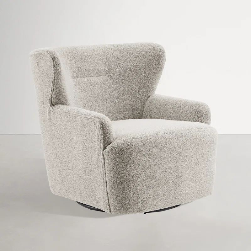 Benie Upholstered Swivel Armchair | Wayfair North America