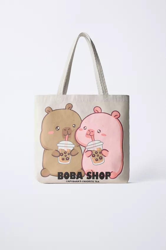 CAPIBARA CAPYFUN © SHOPPER BAG | Zara UK