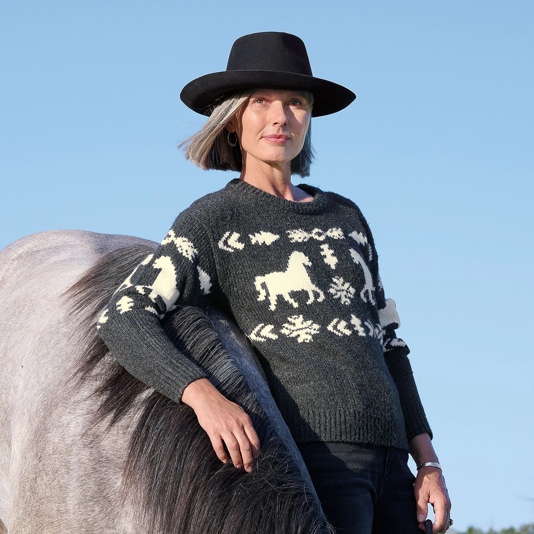 Spirited Horse Sweater | Sundance Catalog