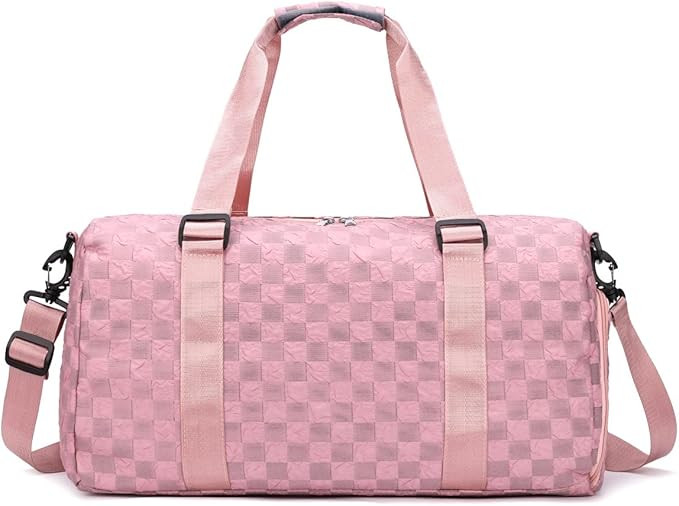 Weekender Duffel Sport Gym Bag Overnight Travel duffle Bags with Shoe Compartment Wet Pocket Tart... | Amazon (US)