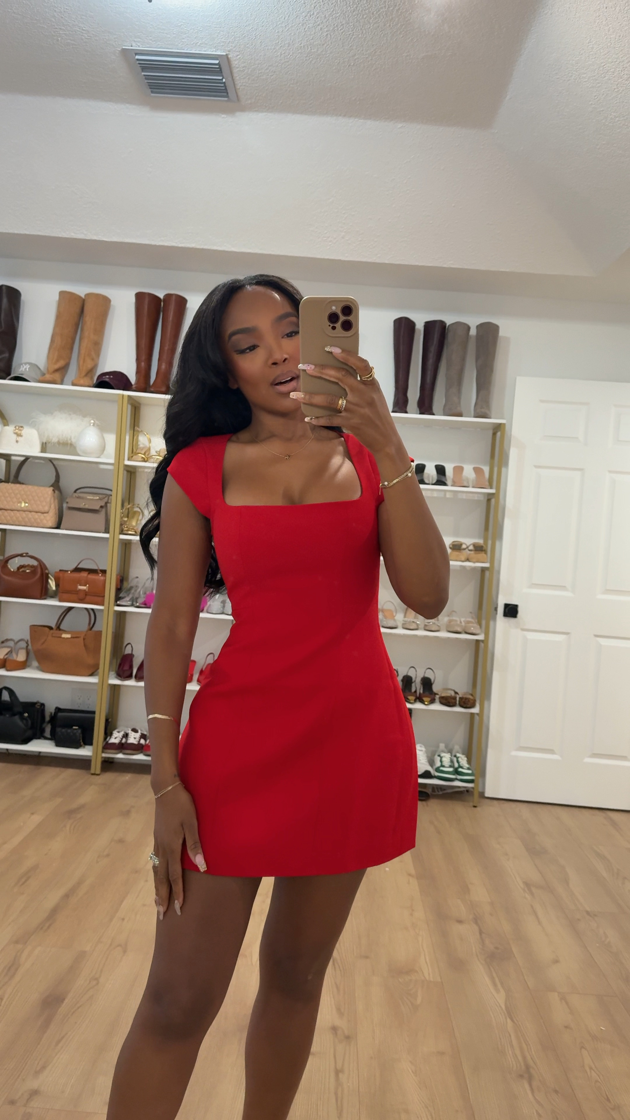 Discover the perfect Valentine’s Day dress with its stunning fit and flare design. This flattering piece offers no stretch, so consider sizing up if you’re between sizes. It’s a must-have for any occasion! 

|•Size small I’m 5’4 | 140lbs | 36D -27 -40  IG & YT: kirasfashionfinds TT: kiraabboud•|

#LTKFindsUnder100 #LTKStyleTip #LTKWatchNow