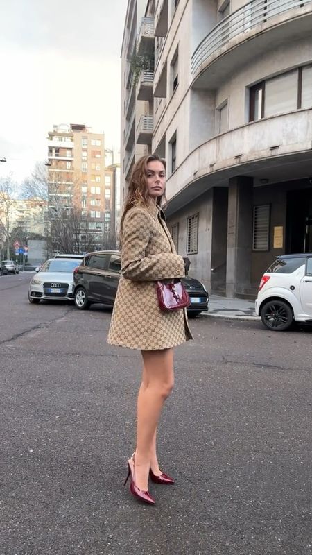 Allegra Shaw showing her full Gucci Look for the FW24 Gucci Show in Milan

#LTKtravel #LTKitbag #LTKSeasonal