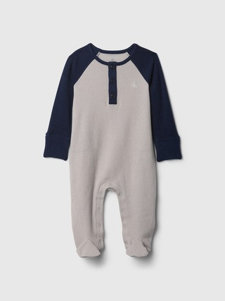 Baby Softspun Footed One-Piece | Gap (US)