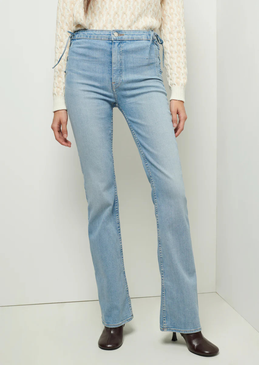 June High Rise Kick Flare Jeans - Light Lafayette | Derek Lam