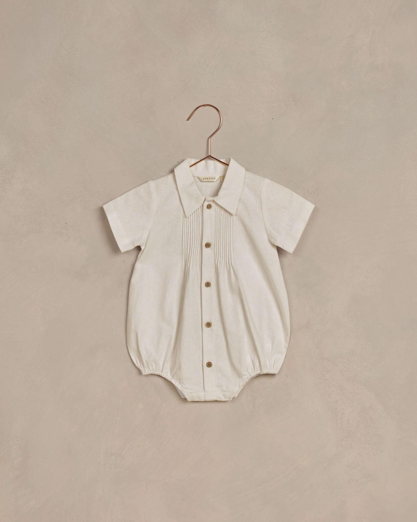 Henry Romper || Ivory | Rylee + Cru