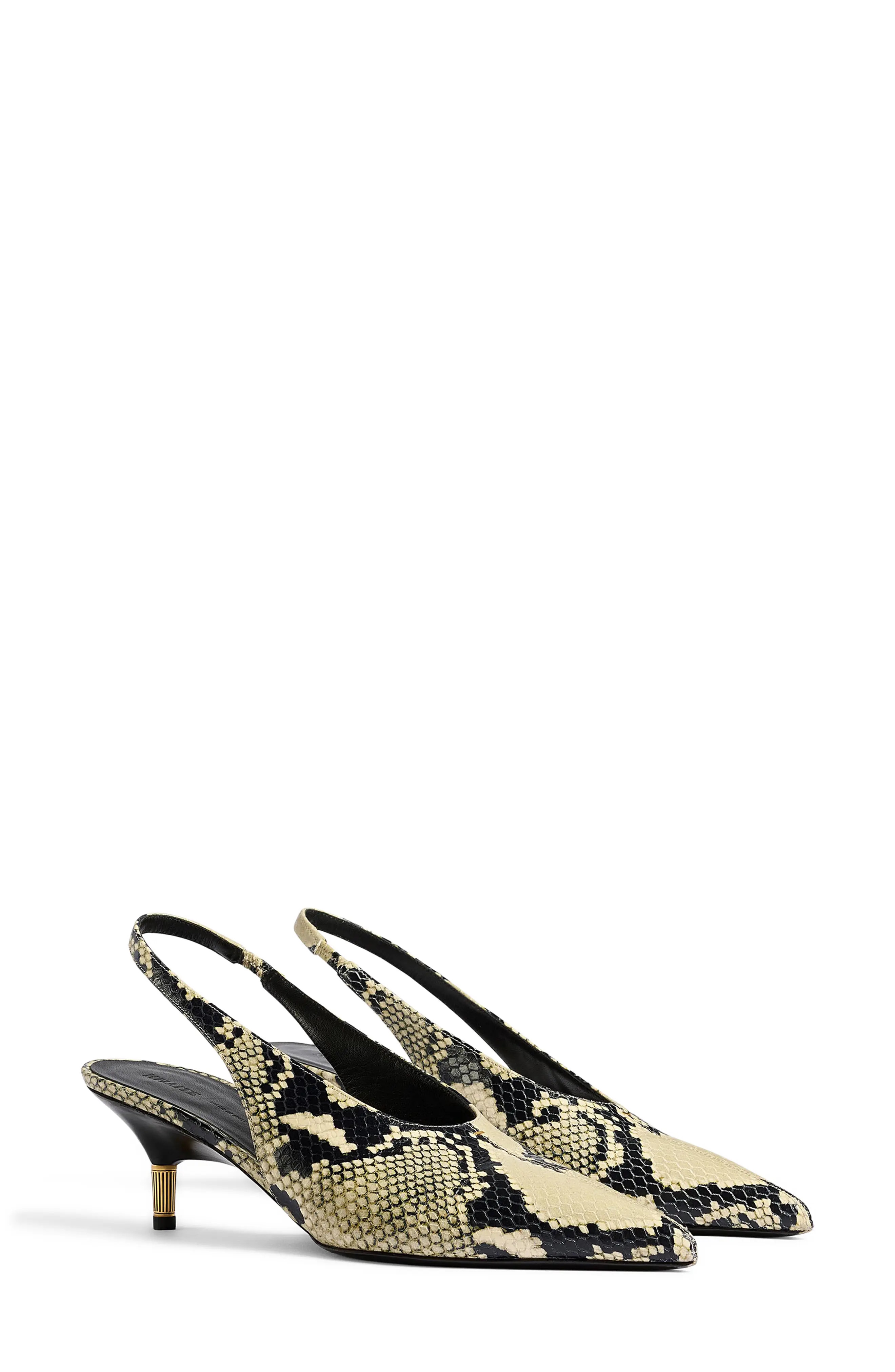Khaite Bella Kitten Heel Slingback Pump (Women) | Nordstrom | Nordstrom