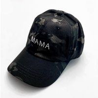 Mama Embroidered Black Camo Hat | Baseball Cap Mom Camouflage Gift For Christmas | Etsy (US)