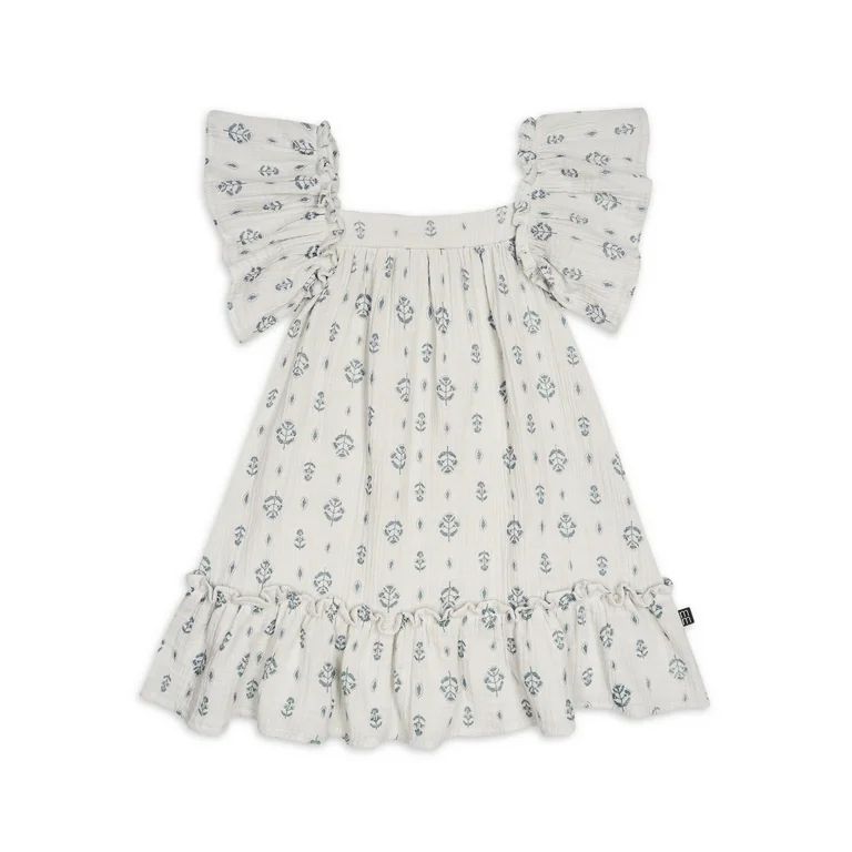 Modern Moments by Gerber Toddler Girl Dress with Ruffles, Sizes 12M-5T | Walmart (US)