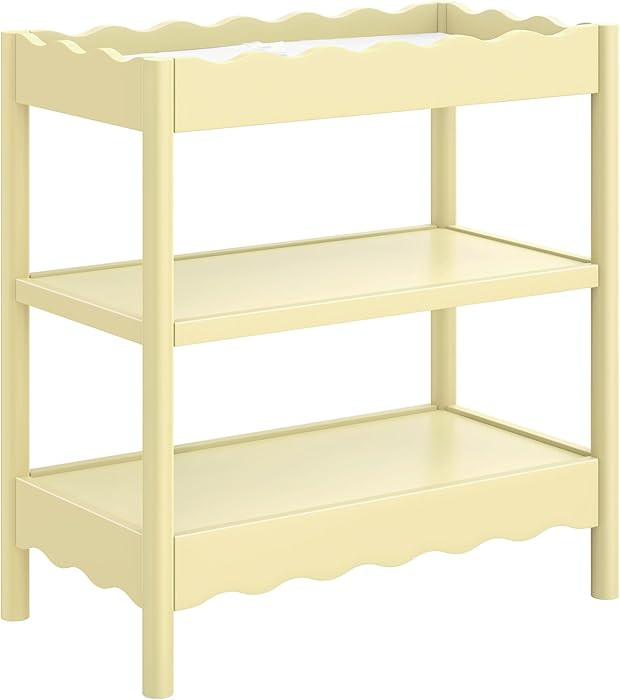 Babyletto Swell Changing Table in Pale Yellow, Greenguard Gold Certified | Amazon (US)
