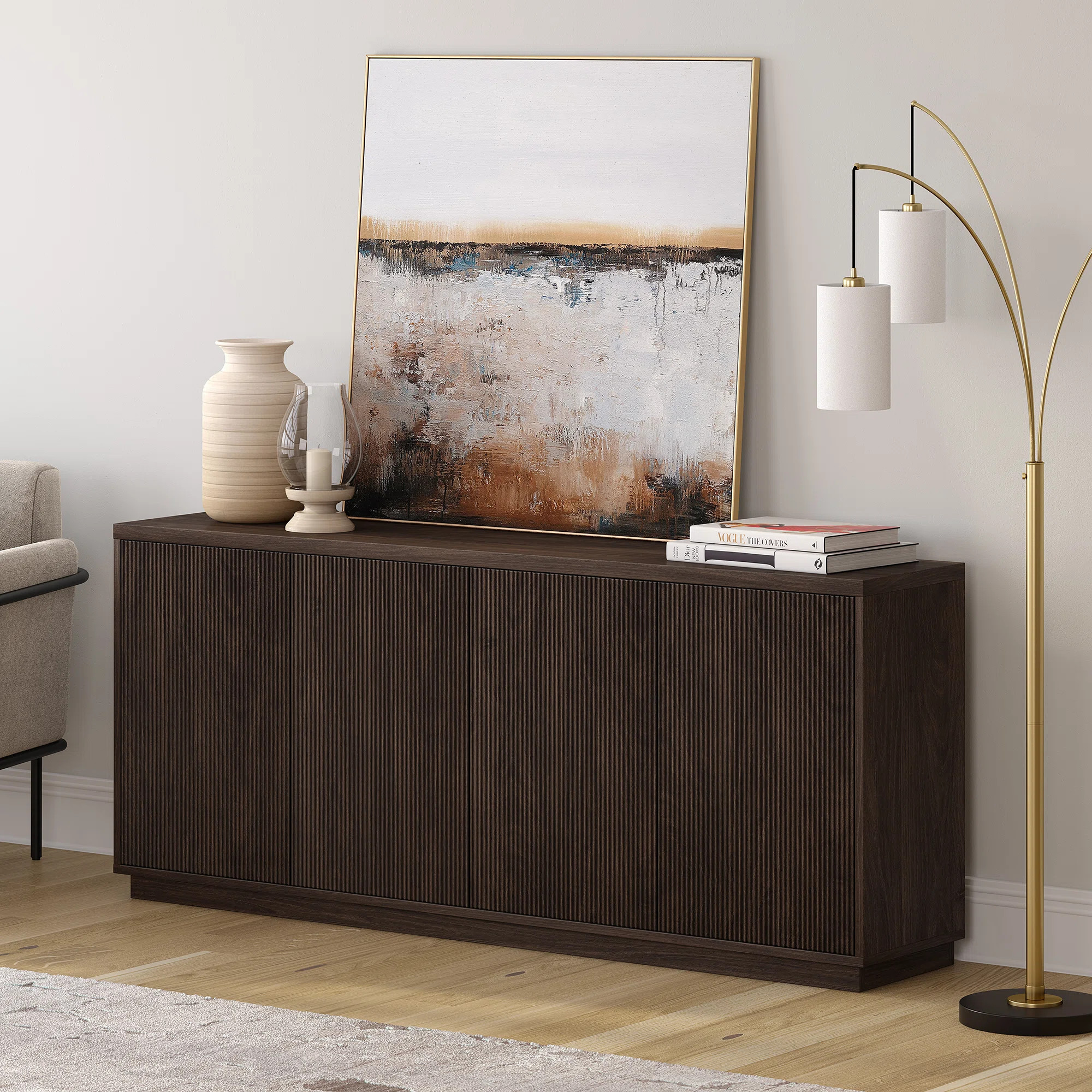 Ebern Designs Alston 68" Wide Rectangular Buffet Table & Reviews | Wayfair | Wayfair North America