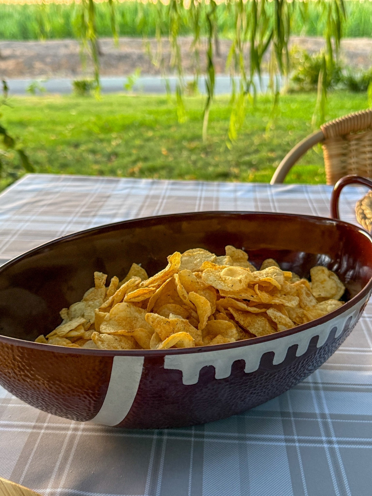 #ad Every tailgate needs a football shaped serving bowl for chips, popcorn and snacks! @Wayfair has an amazing selection of game day entertaining essentials just in time for tailgate season! #wayfair #wayfairpartner

#LTKSeasonal #LTKHome #LTKSaleAlert