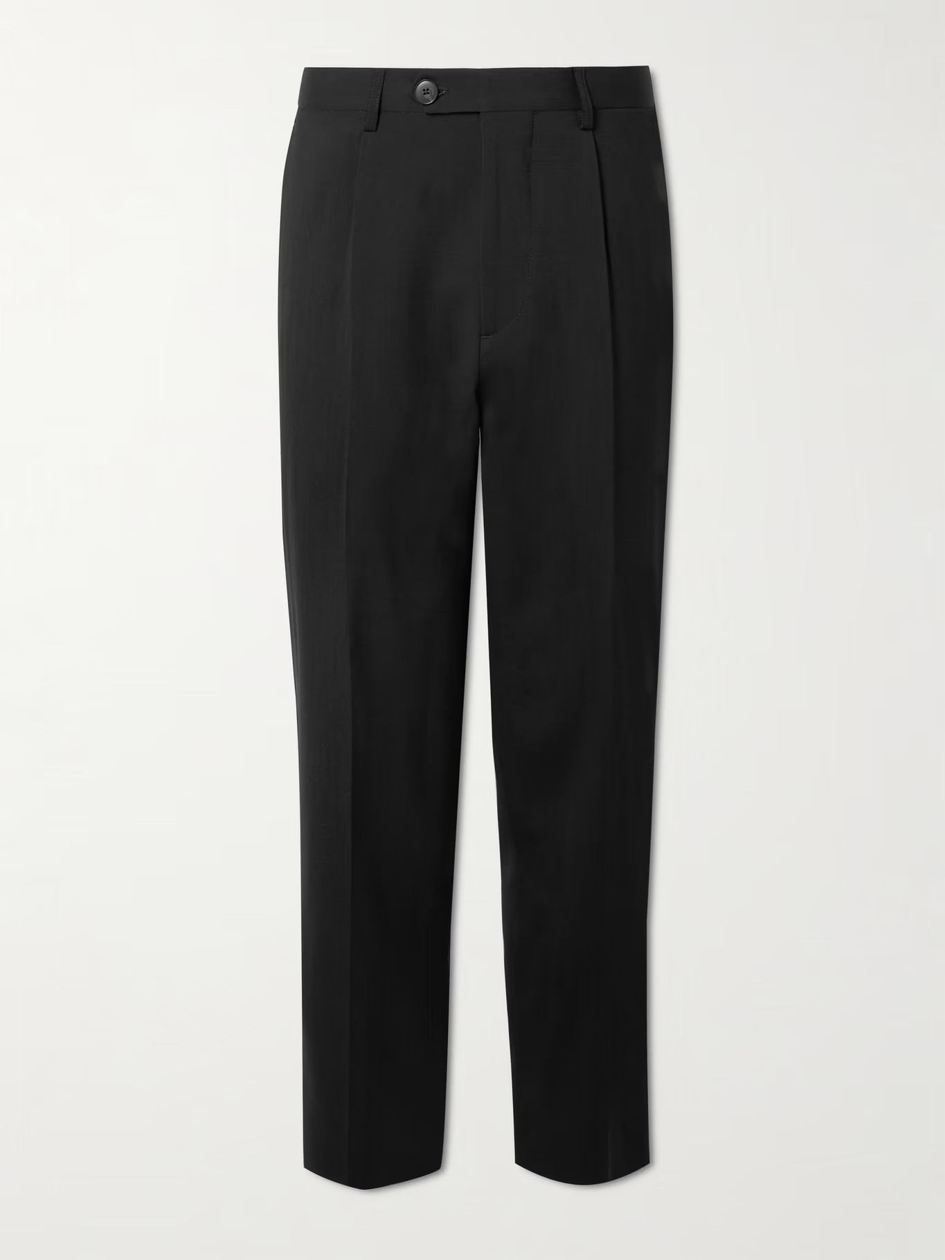 Straight-Leg Pleated Wool-Twill Suit Trousers | Mr Porter (US & CA)