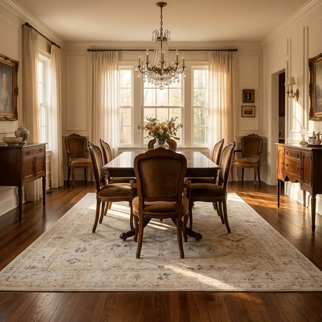 Marlene 33743 Ivory/Cream/Medium Brown (BOMN-2308) Printed Area Rug | Rugs Direct