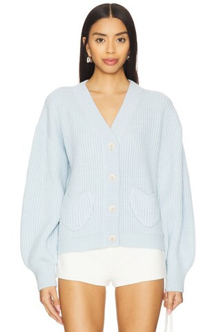 Lovers and Friends Joelle Cardigan in Sky Blue from Revolve.com | Revolve Clothing (Global)