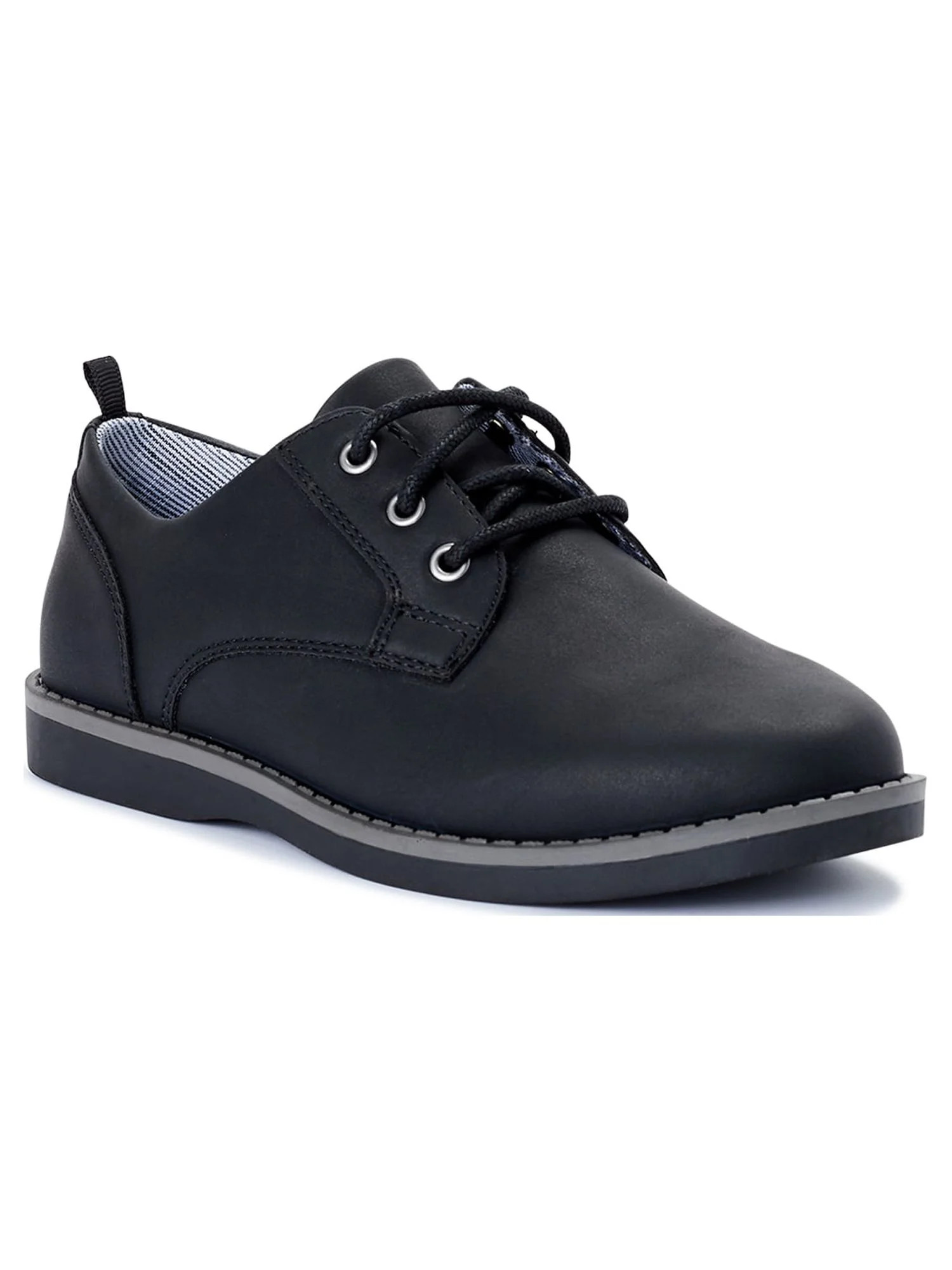 Wonder Nation Little & Big Boys Lace-up Oxford Dress Shoes | Walmart (US)