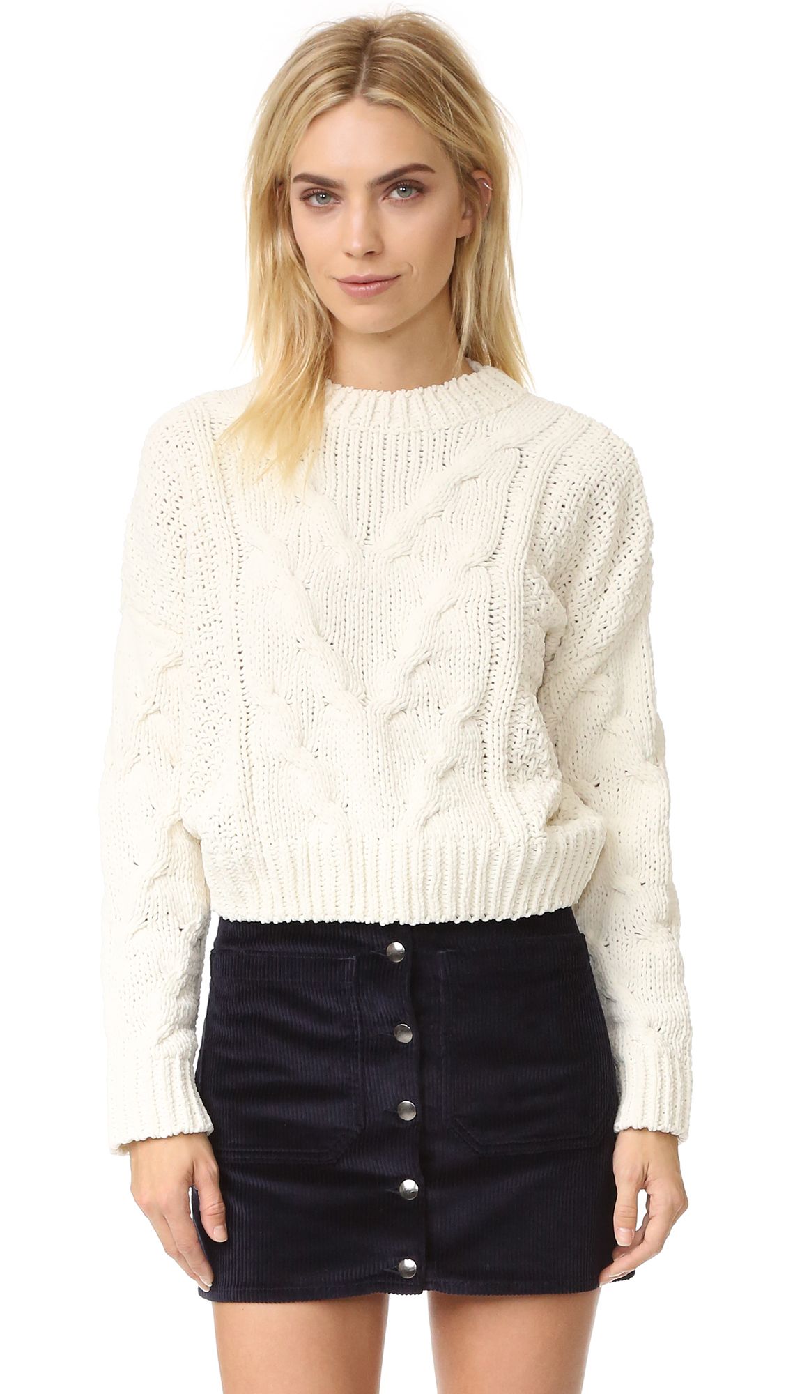 Cable Crew Sweater | Shopbop